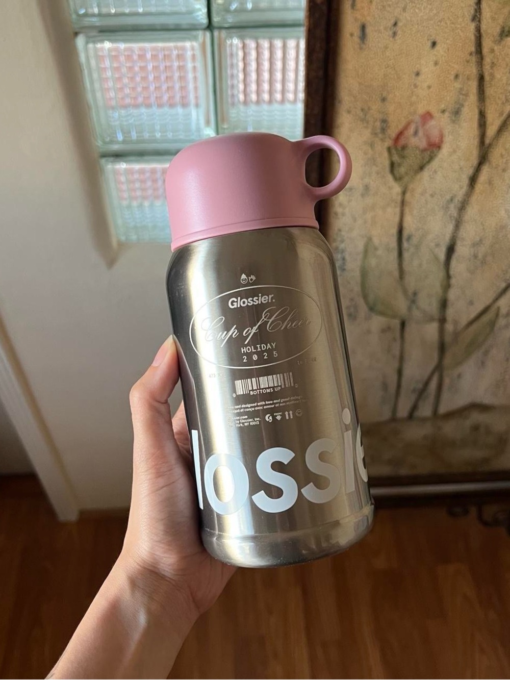 Glossier 2025 16oz Holiday Tumbler / Thermos
